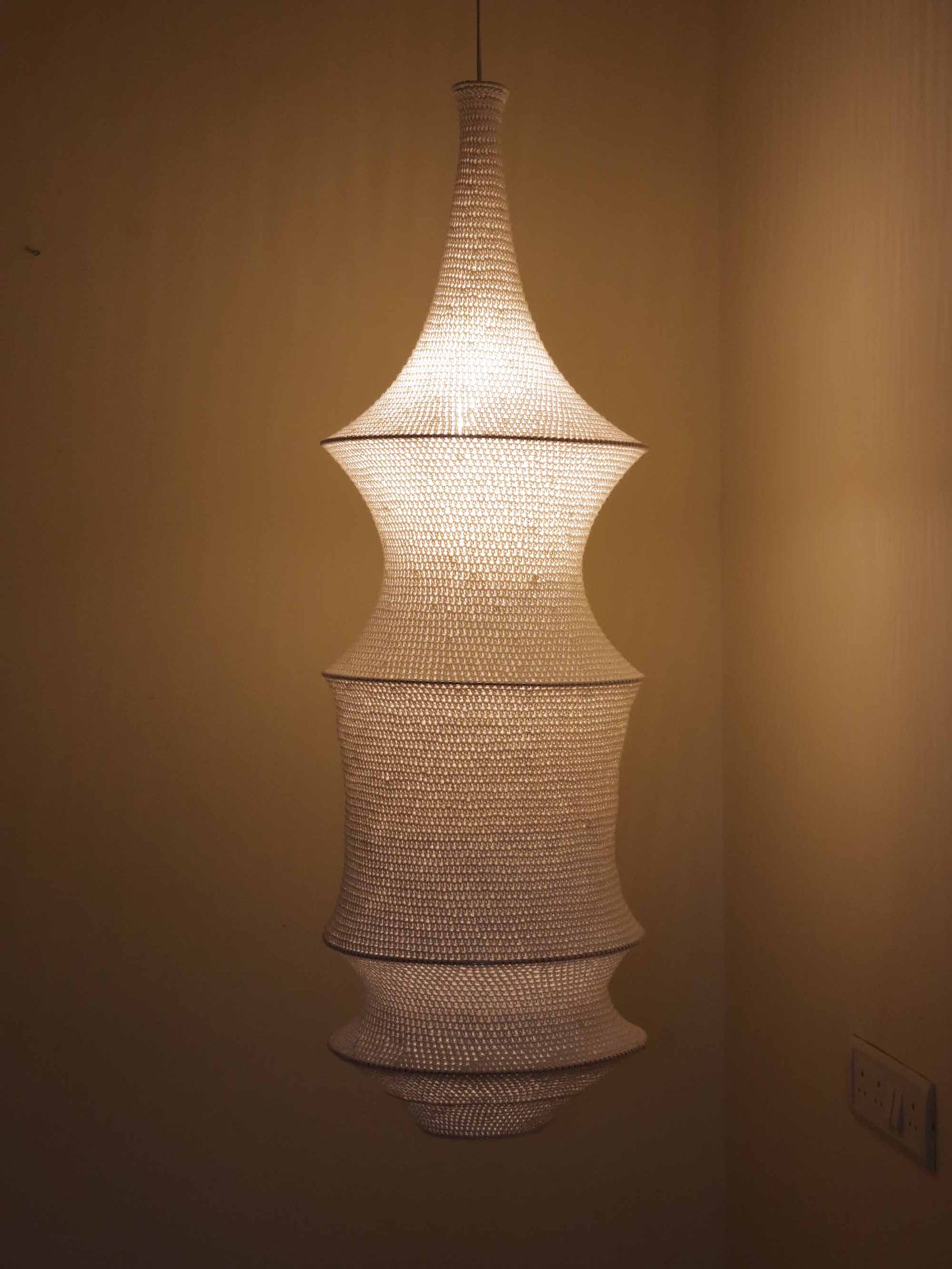Crochet Light Fixture |  HEBA
