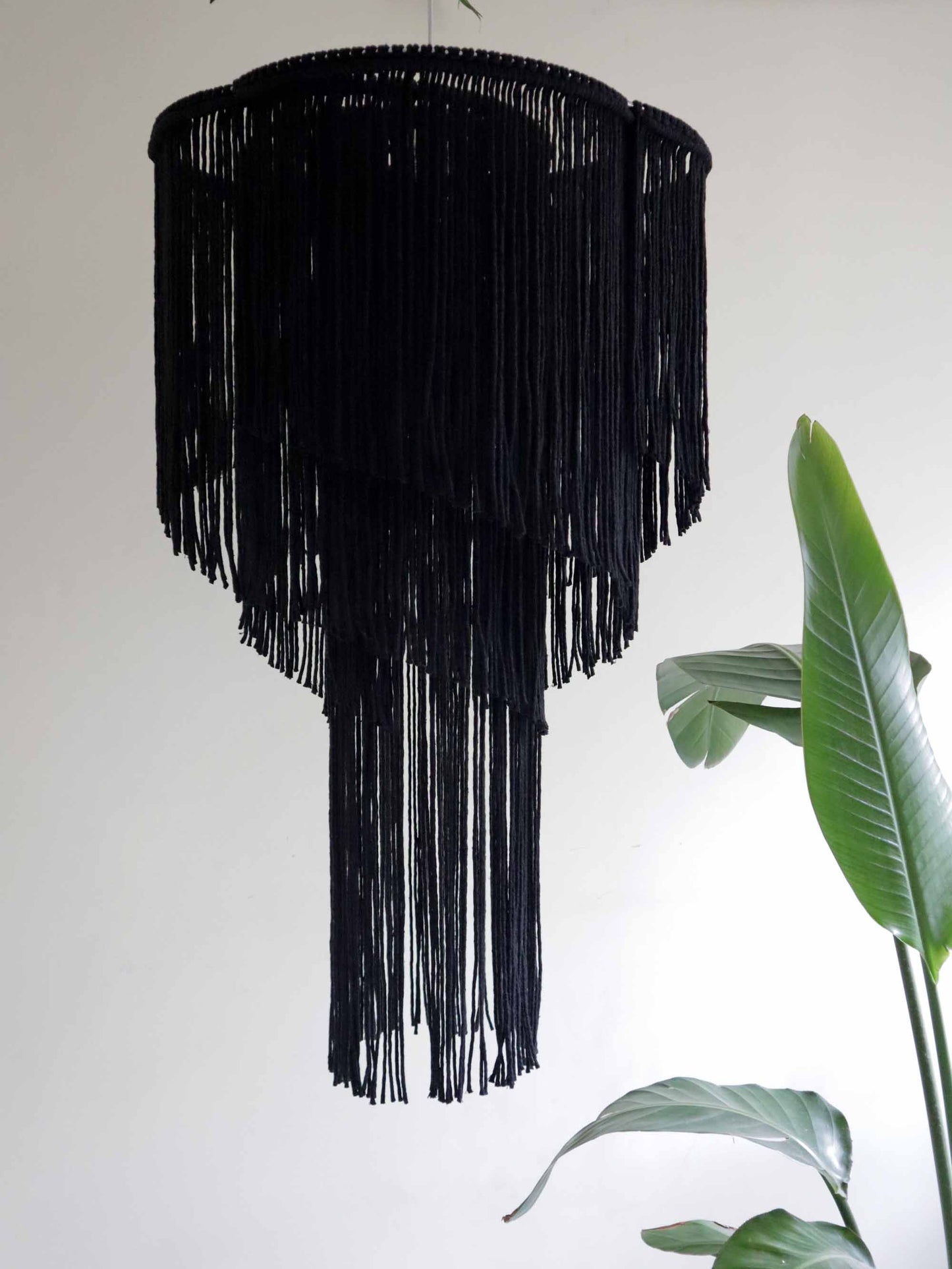 Boho Macrame Fringe Chandelier | ROSE