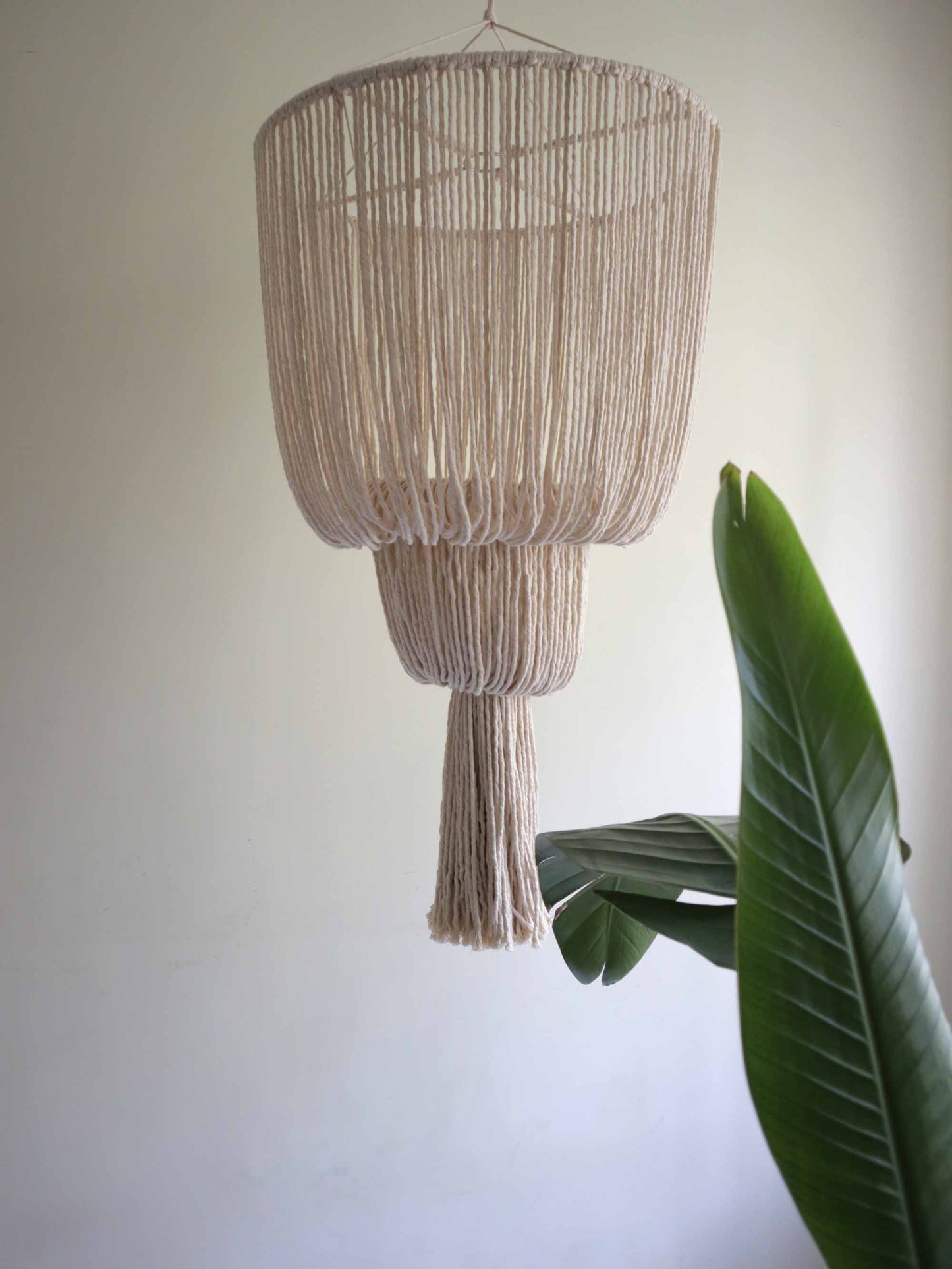 Boho Macrame Drape Chandelier | Style B