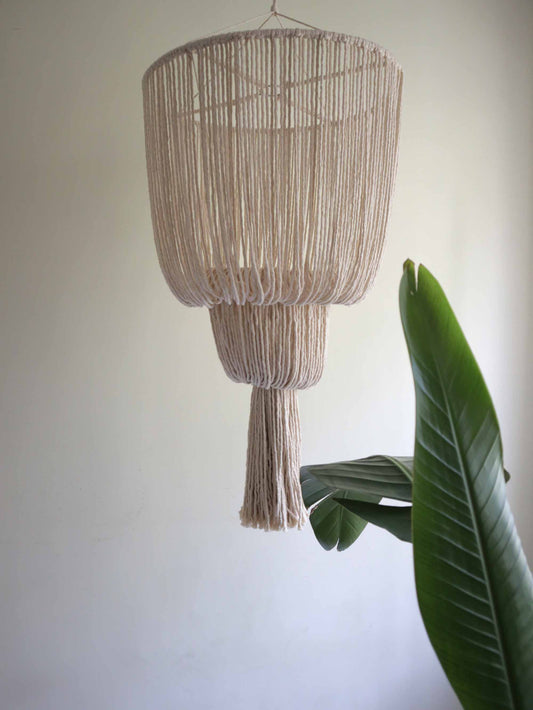 Boho Macrame Drape Chandelier | Style B