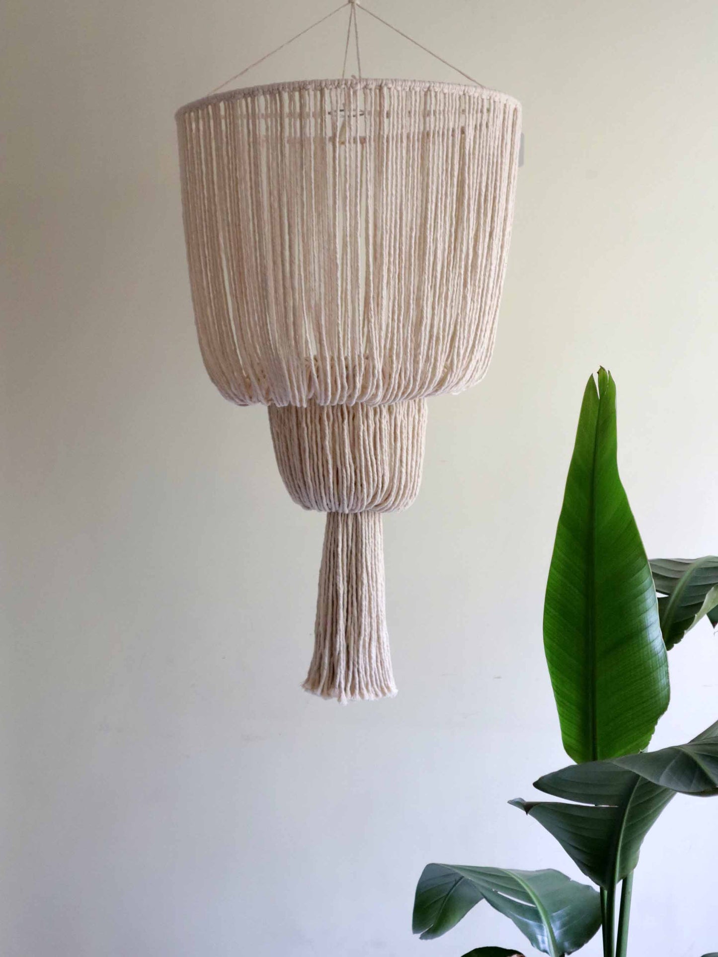 Boho Macrame Drape Chandelier | Style B