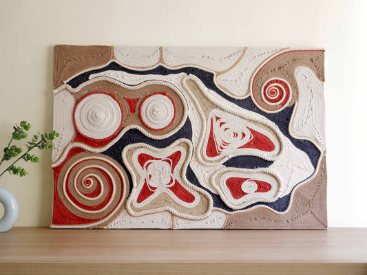 Modern Rope Wall Art | Rope Painting