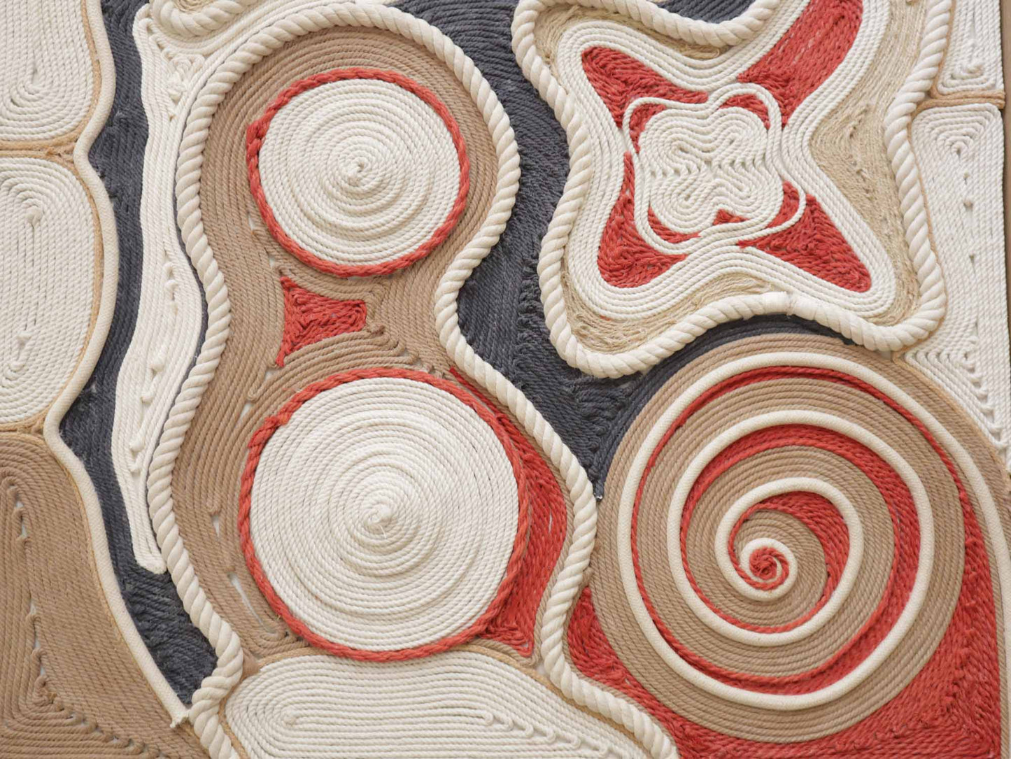 Modern Rope Wall Art | Rope Painting