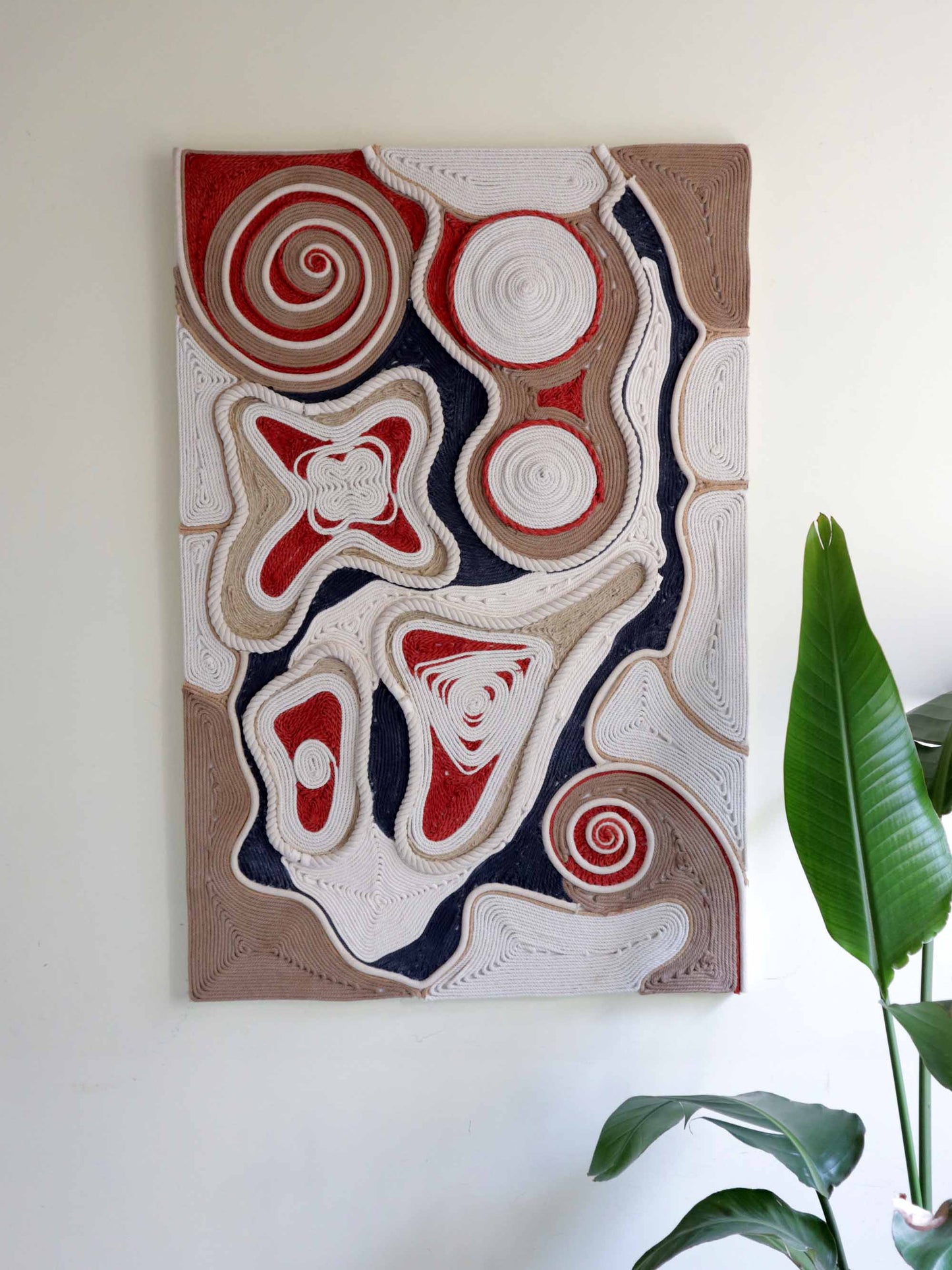 Modern Rope Wall Art | Rope Painting