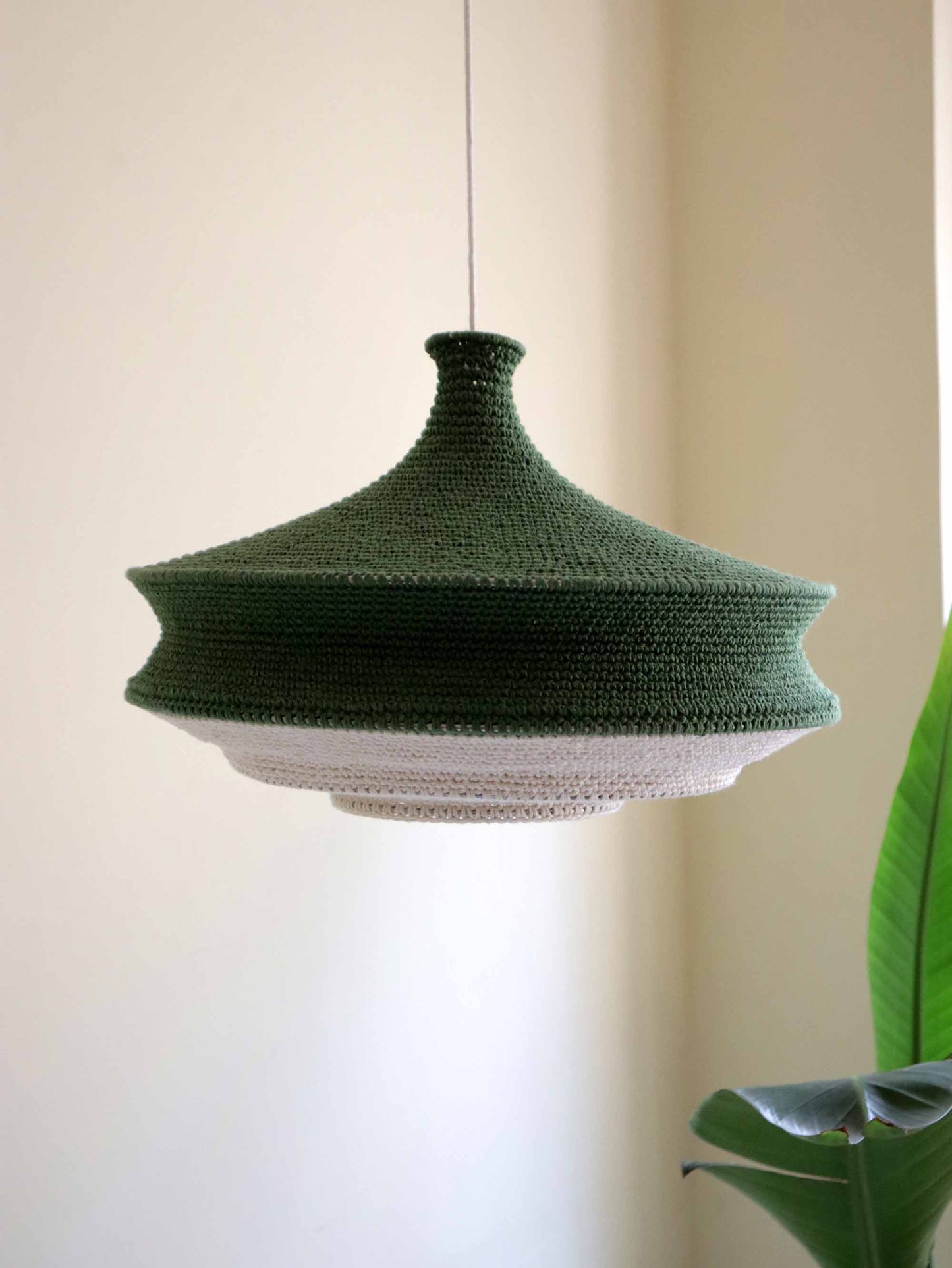 Modern Crochet Light Pendant | ZAHRA (Multicolour)