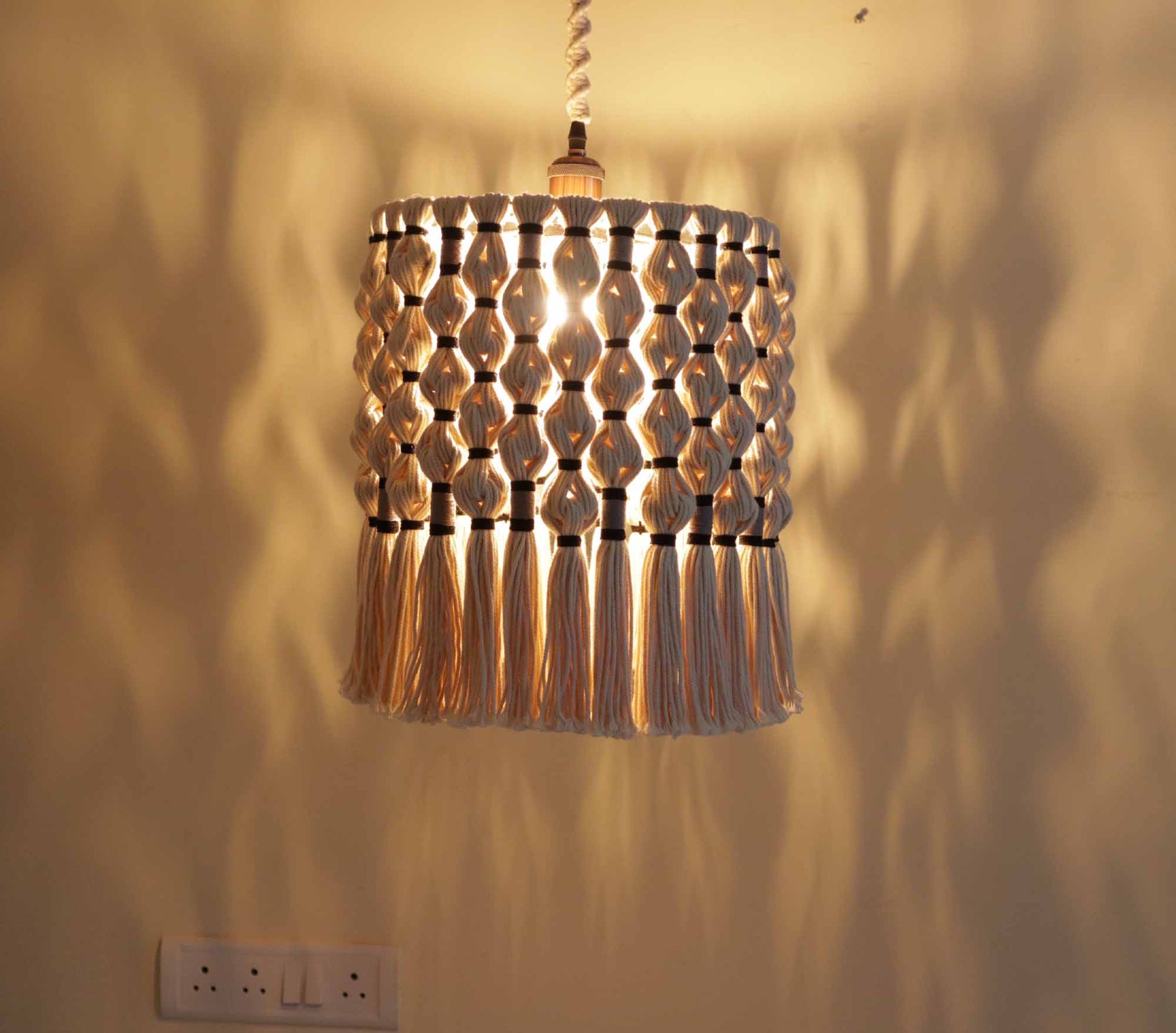 Boho Rope chandelier