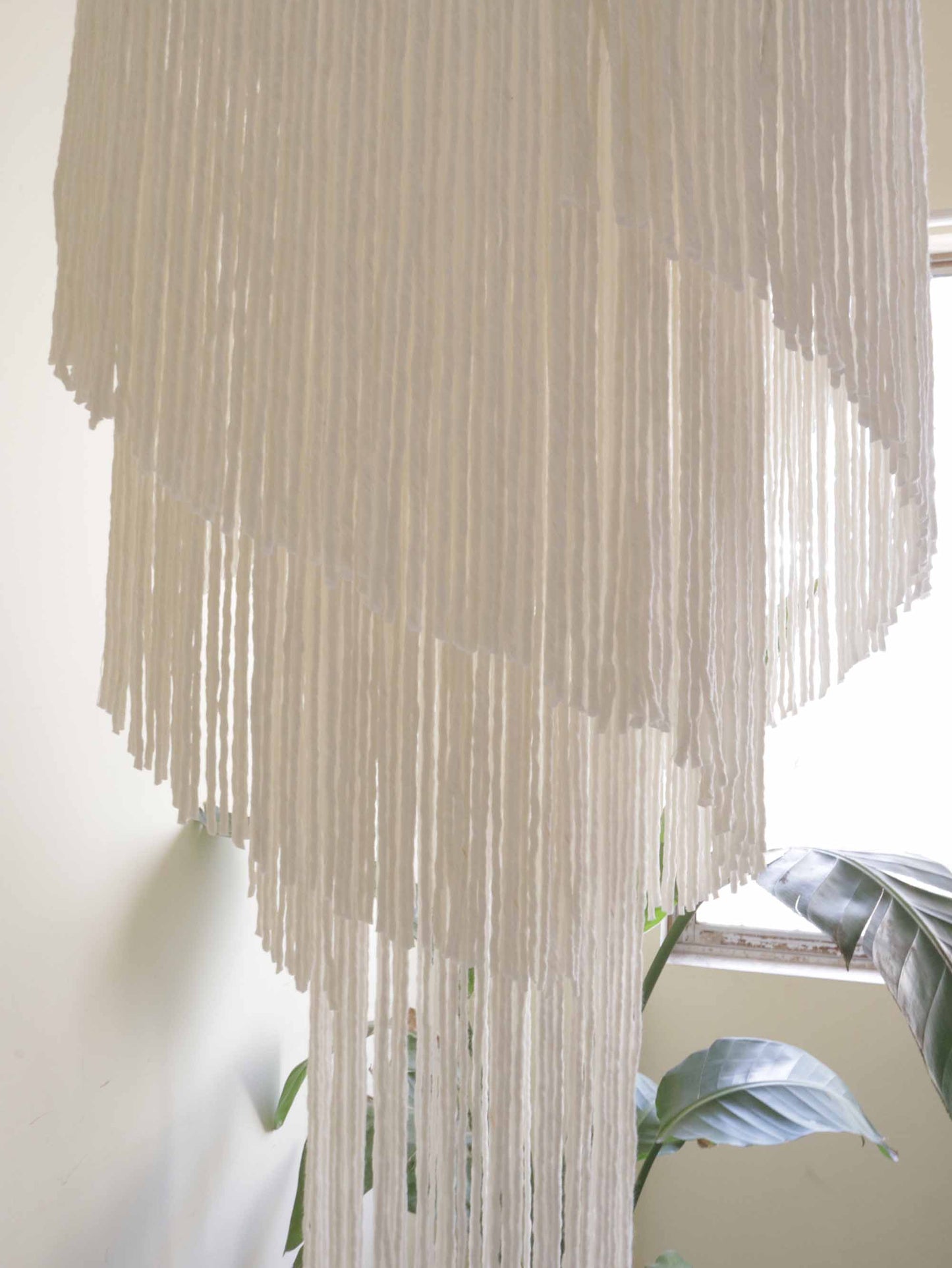 Boho Macrame Fringe Chandelier | ROSE