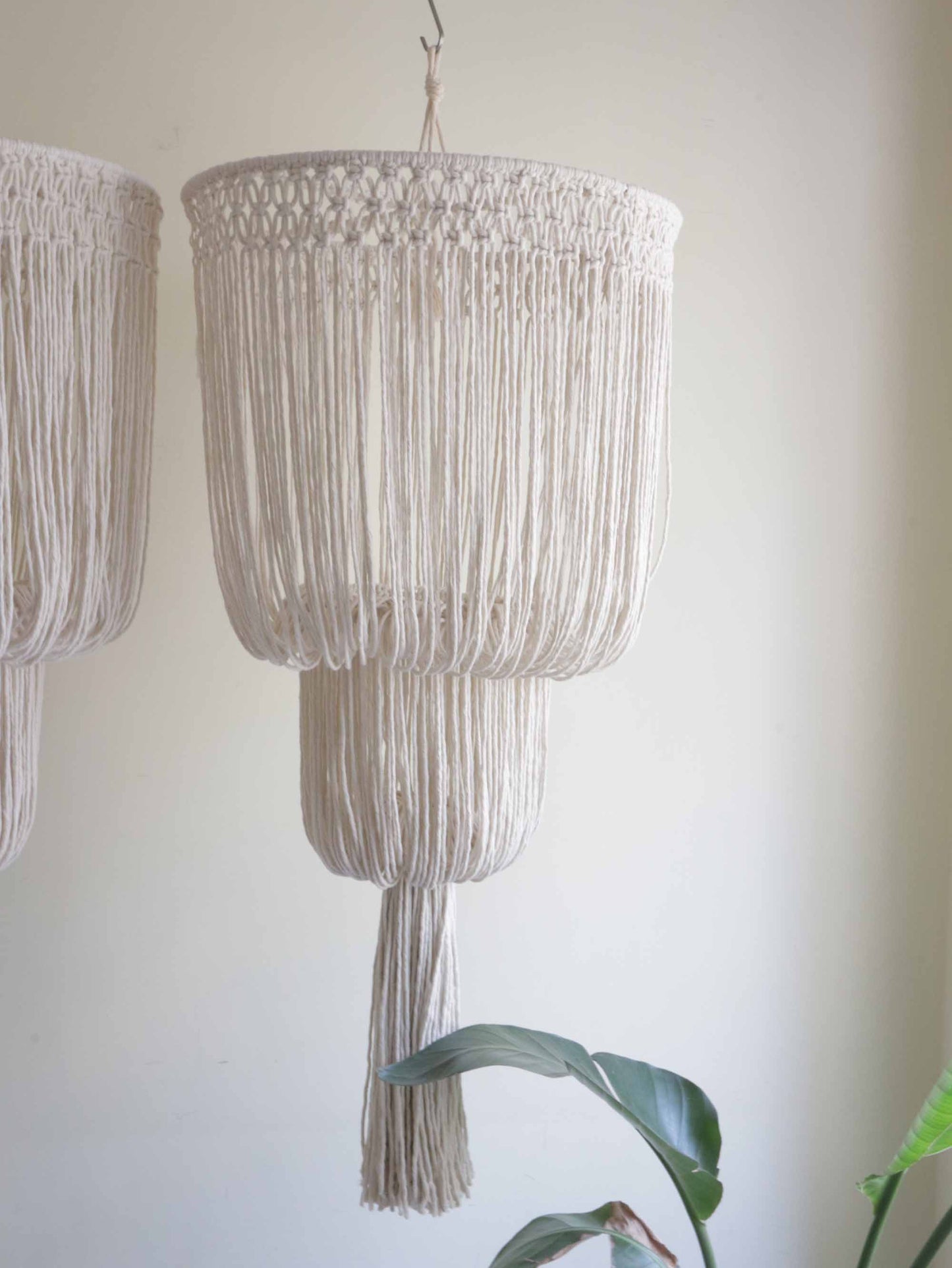 Boho Macrame Drape Chandelier | Style A