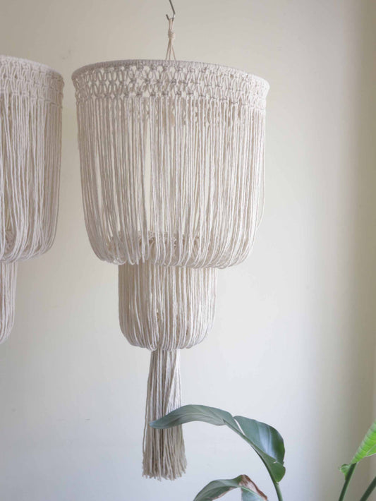 Boho Macrame Drape Chandelier | Style A