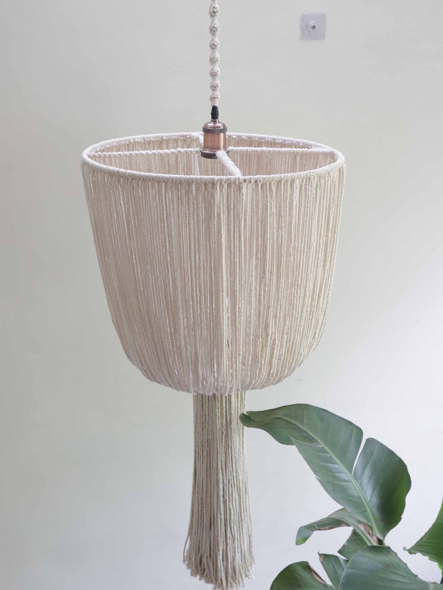 Boho Macrame Drape Chandelier | Style C