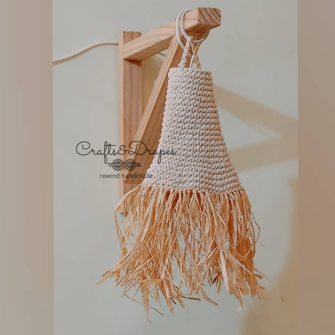 Rustic Crochet Lampshade |  U M A Y