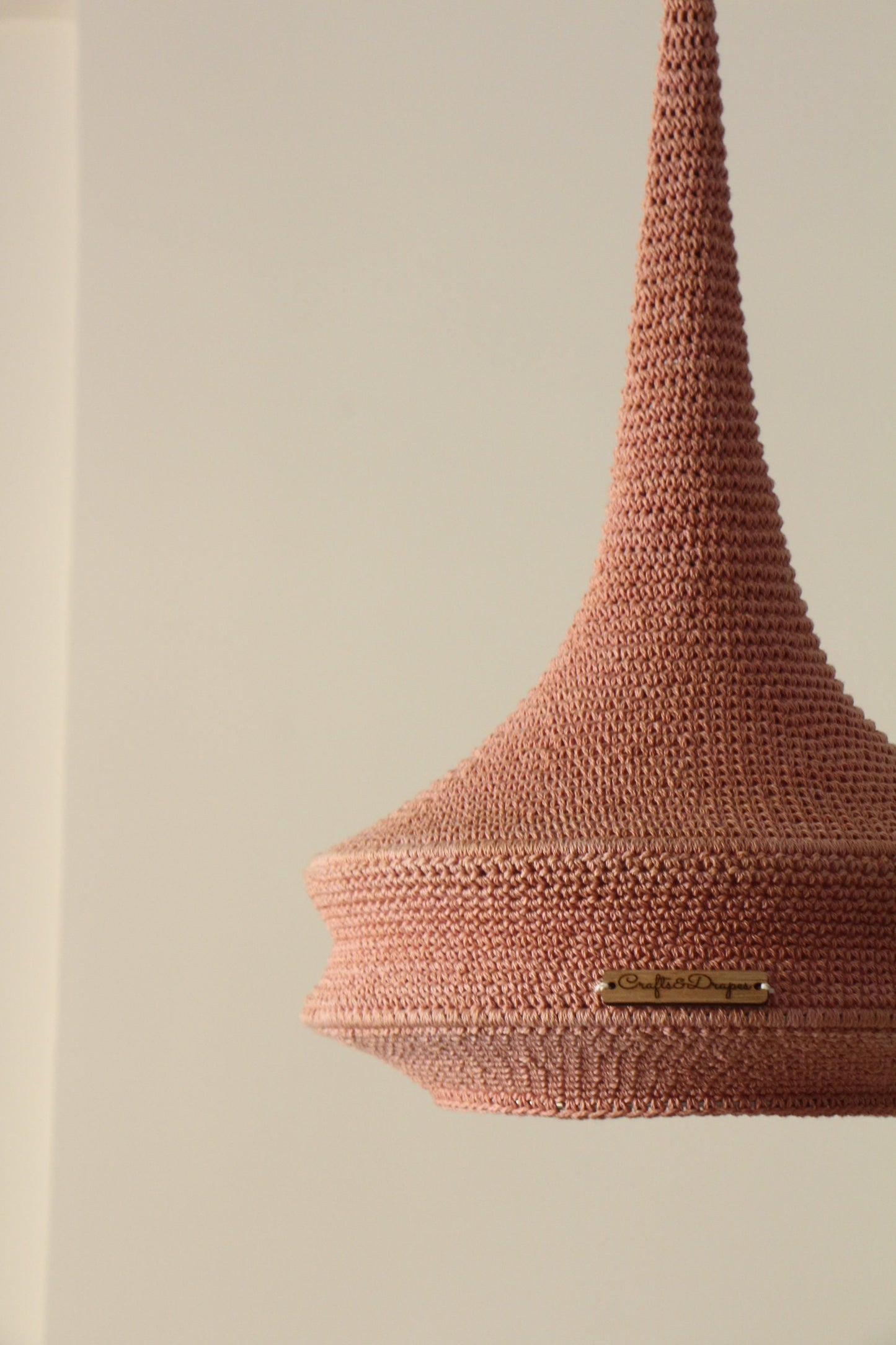 Modern Crochet Pendant Light